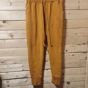 FP Free People Golden Joggers Size Small